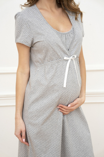 Joy Schwangerschaft und Stillen Shirt Italian Fashion- melange