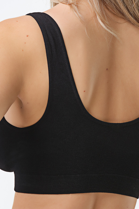SOFT Spiman Nero Bambus-Bralette, weich, atmungsaktiv