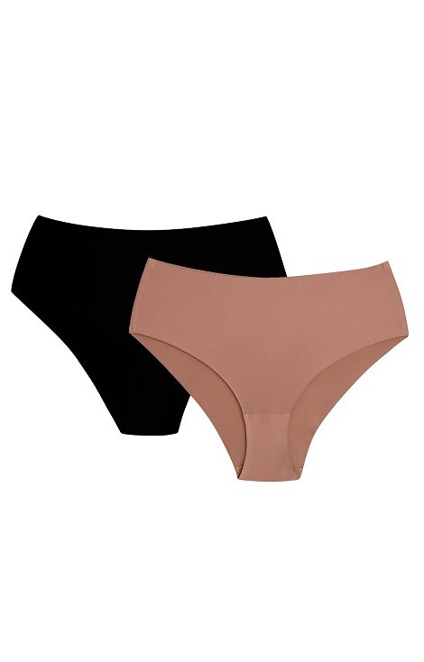 42854-K002 Bump2 Damen-Henderson-Slip – Schwarz – Beige