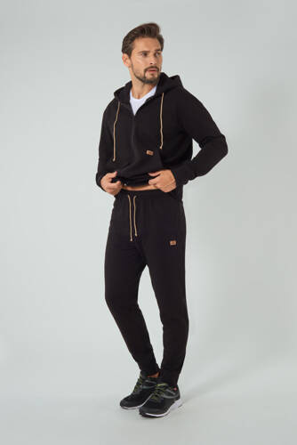 Darwin Herren Jogginghose Italian Fashion - schwarz