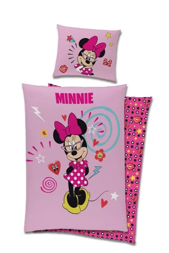 Mini Mouse Carbotex-Baumwollbettwäsche