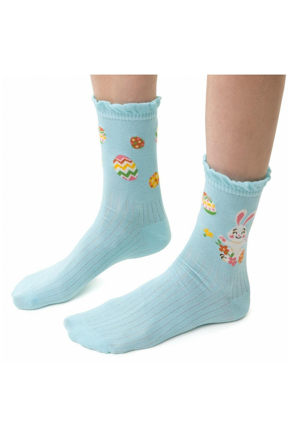 Art.136 Happy Ester Steven Damensocken – 130 blau