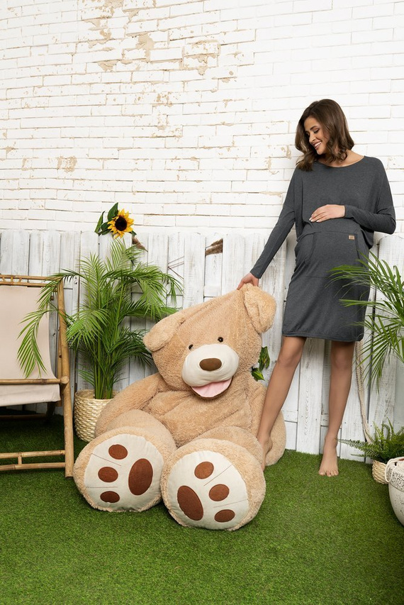 Tirana Damen- und Umstands-Tunika Italienische Mode - navy blau 