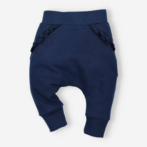 ABN-4518/GRASnini Jogginghose aus Bio-Baumwolle, Marineblau