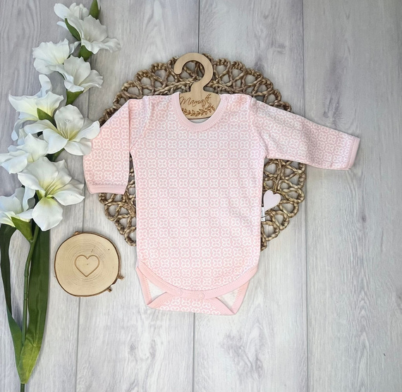 Mamatti Baby Body BD15926 Baumwolle langarm Blumenmuster