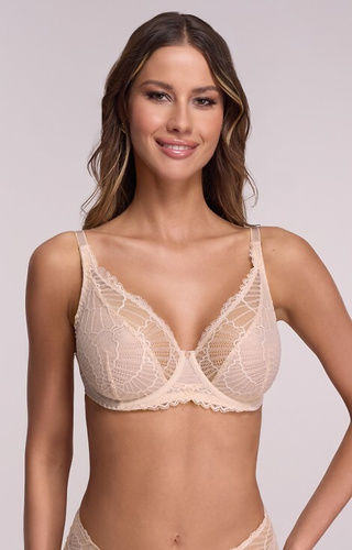2200 Ava Soft-BH – beige Spitze, Bügel