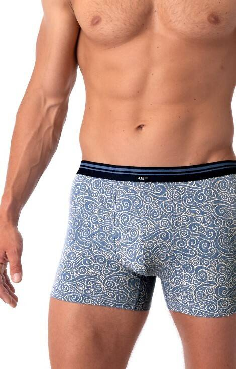 MXH 748 Key Herren-Boxershorts – Blau