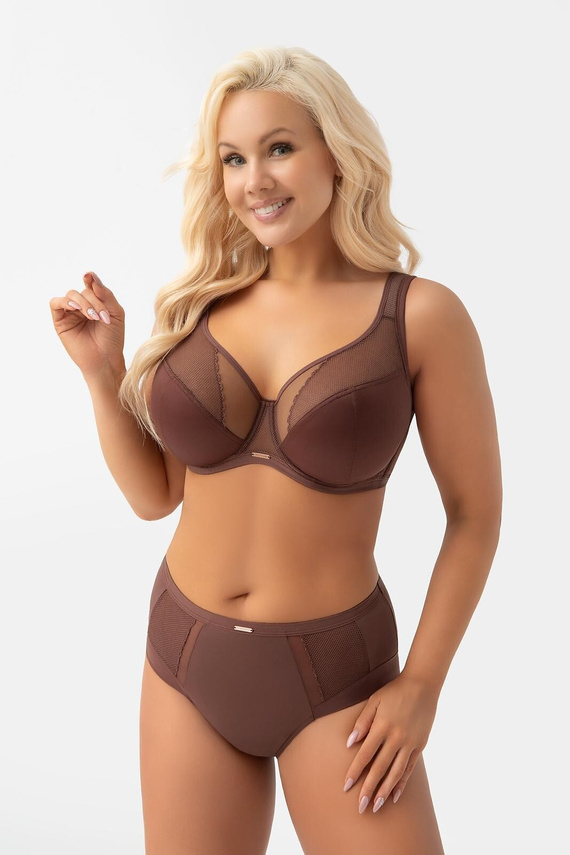 Gorsenia K441/1 Luisse Soft-BH Schokoladenfarben für große Brust