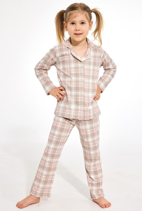 Mädchen-Pyjama Cornette 972/211, 973/211 Giorgia 2, 100% Baumwolle, zum Knöpfen