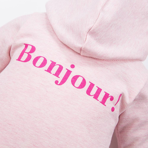 Bonjour Eevi-Trainingsanzug mit Kapuze – Rosa