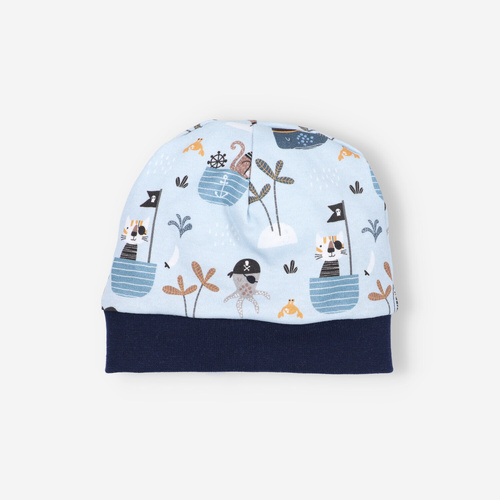 ABK-0041/LOD Piraci Babyset aus Bio-Baumwolle Nini, Marineblau