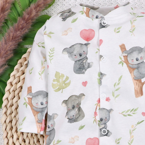 Baby-Strampler Nini Sweet Koala 100% Bio-Baumwolle für Neugeborene