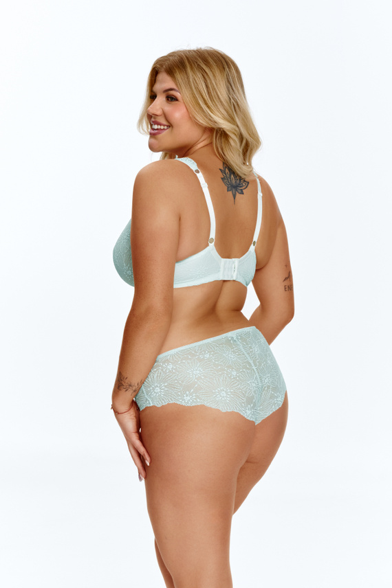 Soft-BH Lupoline 2675 Mintgrün mit Spitze und Bügeln, Soft