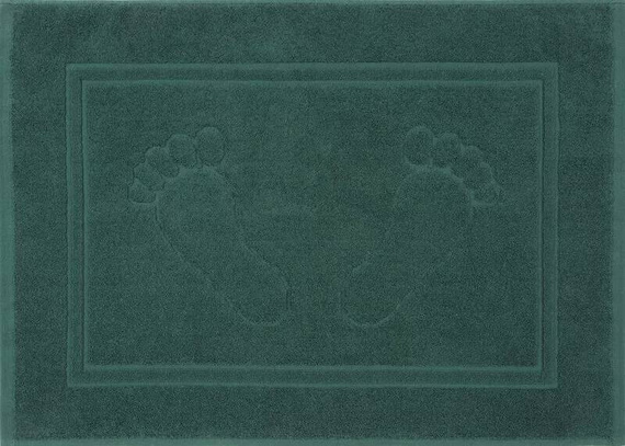 Sammy Eurocurtains Badezimmerteppich, dunkelgrün