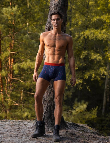 M-1053 SZG Herren Boxershorts Lamarot Marineblau