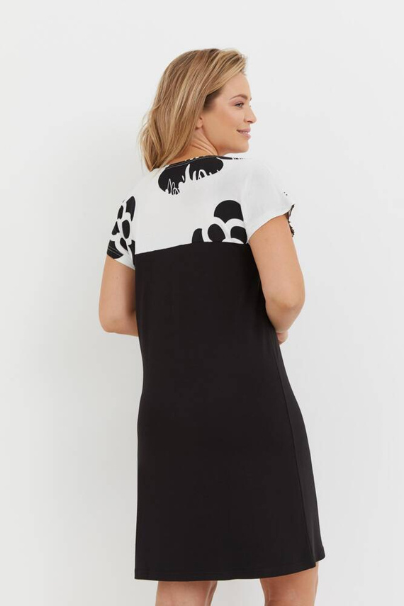 742 Elle Forex Nachthemd - schwarz