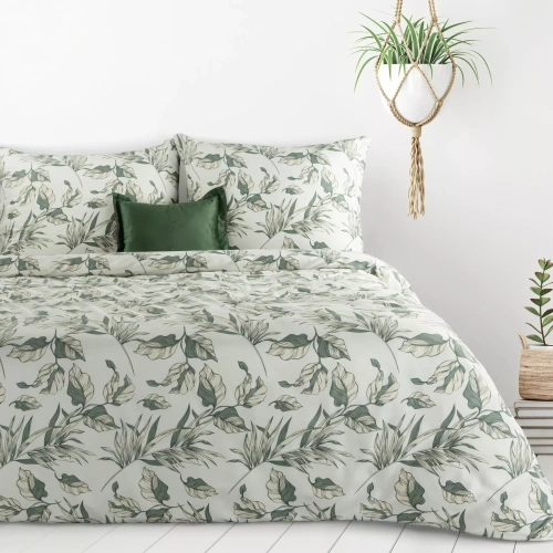 Bettwäsche Donna Design 91 Blumenmuster wendbar weich mit Reißverschluss