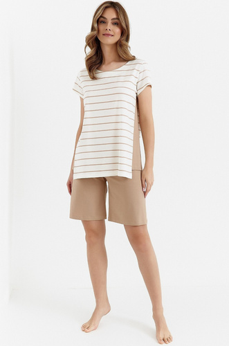 452 Cana Damenpyjama – Beige