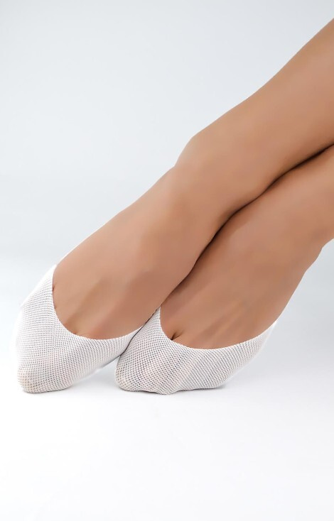 SN041 Laser Silicone ABS Noviti Damen-Ballerinas – weiß