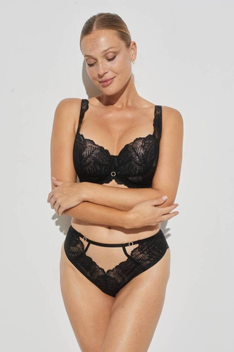 BC-1102 Luna Gepolsterter Vollschalen-BH Kinga – Schwarz