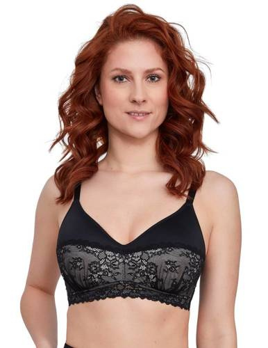 BS 001 Doris Spacer Soft-BH von Gaia - schwarz