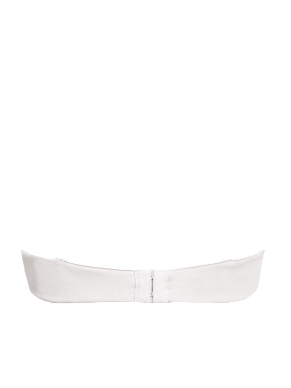 1580 Fantastischer Push-up-BH - Bandeau, Mikrofaser Sielei, weiß