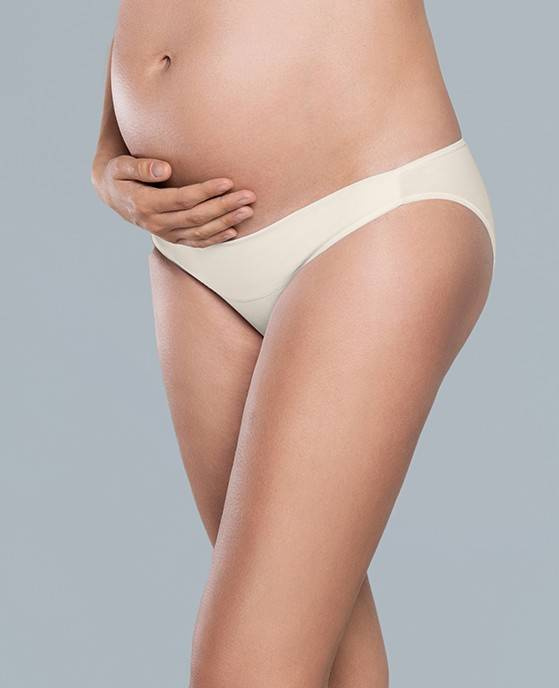 Lux Mini-Schwangerschaftshöschen Italian Fashion - nude/powder