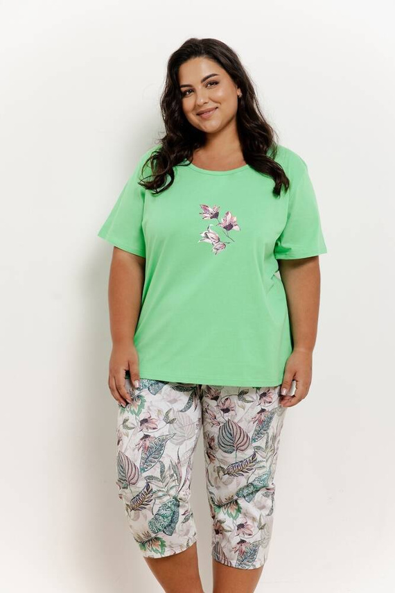 3372,3373 Lia Damen-Pyjama Taro – grün