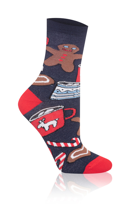 S162D Cookies Lange Socken Italienische Mode