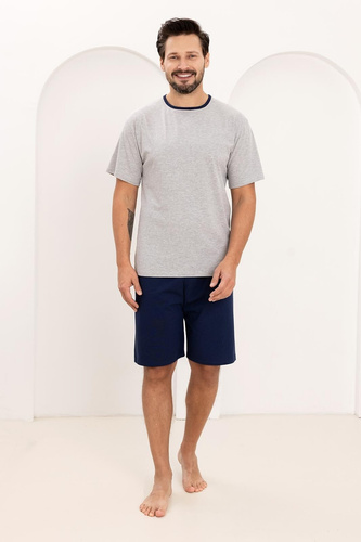 Regina 508 Herren Pyjama 100% Baumwolle Kurzarm