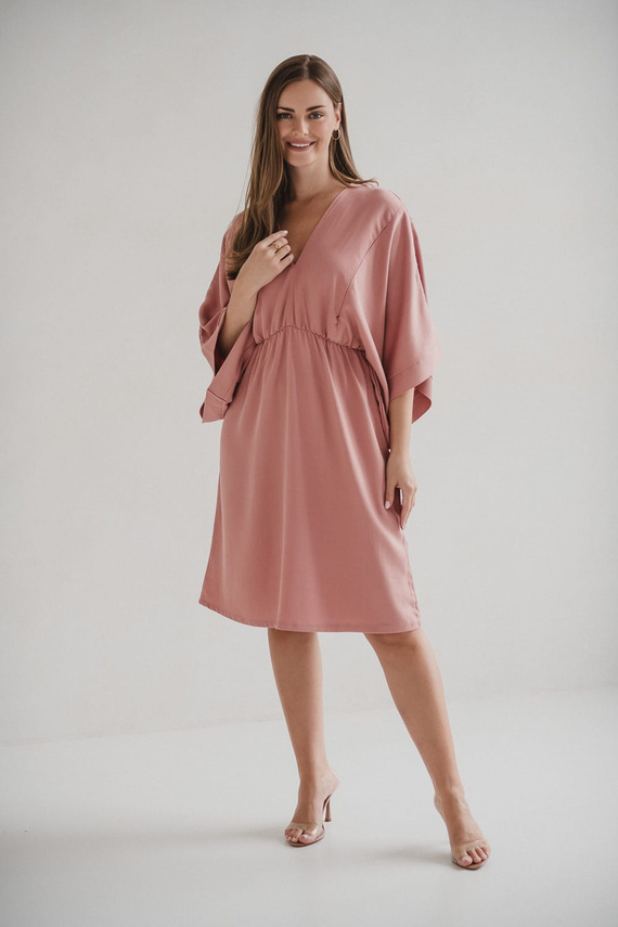 Mama Zen Milk&Love Kräuterrose – Umstands- und Stillkleid aus Tencel