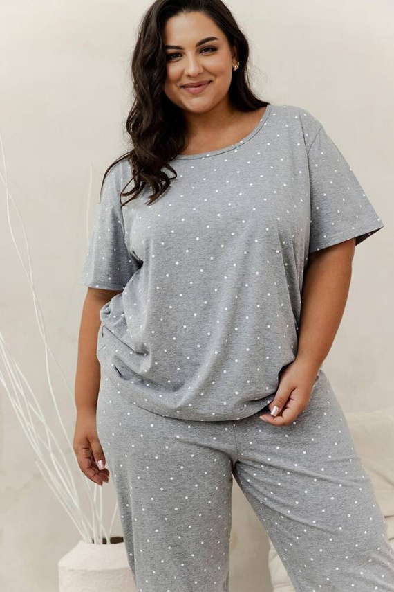 3368 Meg Damen-Pyjama Taro – grau