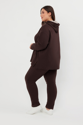 Lagos Damen-Kapuzenpulli Italian Fashion - braun 