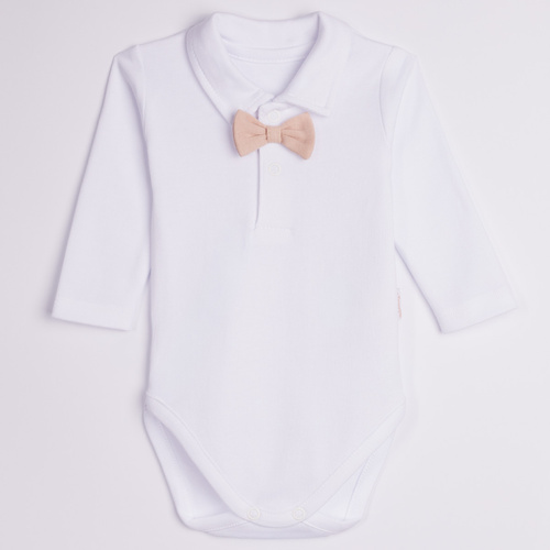 Komplettset zur Taufe Nicol 169397, 4-teilig: Body, Fliege, Pullover, Hose, Mütze