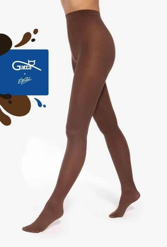 Wedel Microfaser Damenstrumpfhose 40 den Gatta - Milchschoko