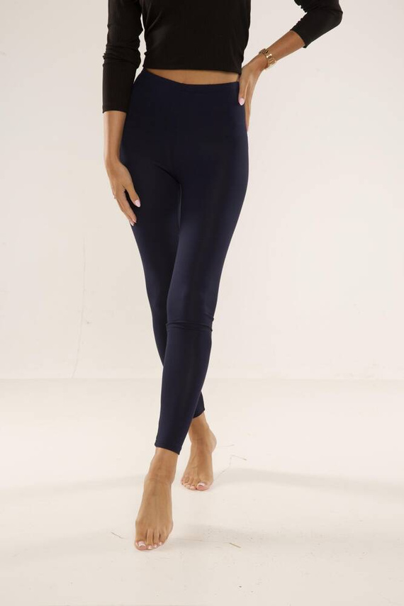 867 De Lafense lange Leggings - navy blau