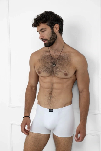 Apollo Herren Boxershorts Italian Fashion - weiß