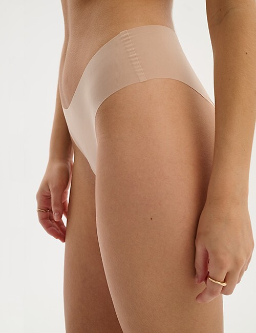 Feminine Brasil Julimex Mousse nahtlose ultraleichte Slips, unsichtbar unter der Kleidung, beige