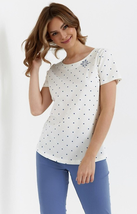 478 Cana Damenpyjama – Ecru