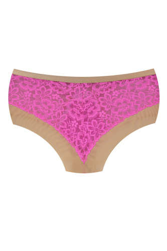 Mediolano Crazy Pink 19249 Vollschlupf-Slip aus Spitze Beige-Rosa