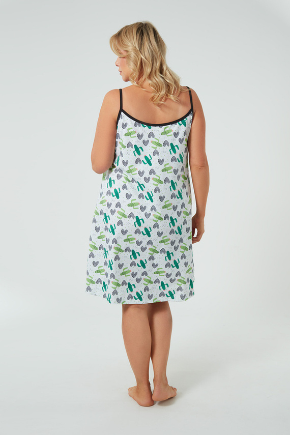 Picos Nachthemd, schmaler Träger Italian Fashion - Druck 