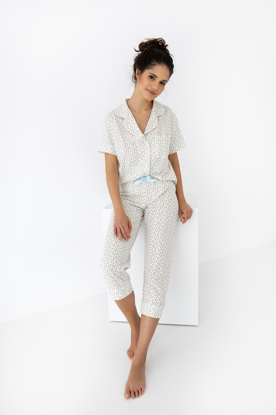 Marieta Sensis Damenpyjama – Creme