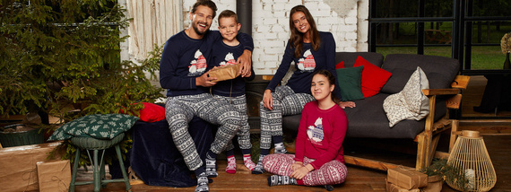 Arktyka Kinderpyjamas Italian Fashion - marineblau