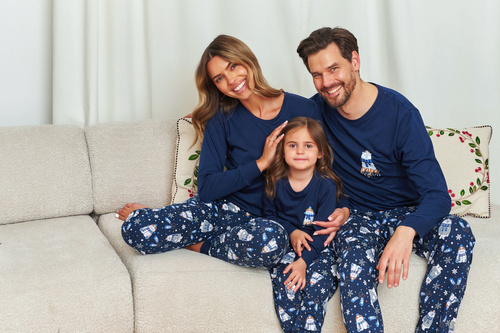 7337 Doctor Nap Cozy Bear Damenpyjama – Baumwolle, lange Ärmel und Hose