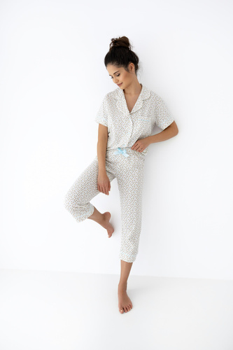 Marieta Sensis Damenpyjama – Creme