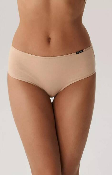 3BLP-579 Klassische Damen-Slips im 3er-Pack Atlantikbeige