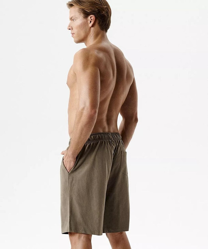 NMB-039 Herren Pyjamashorts 100% Baumwolle Peach Effekt