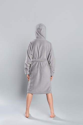 Mimas Jungen Bademantel Italian Fashion- graphit