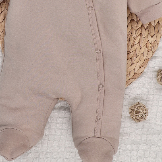 Gefütterter Baby-Overall Circus Nini – 100% Bio-Baumwolle