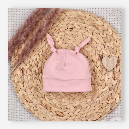 Nini Kinder-Mütze Little Mouse 100% Bio-Baumwolle – Hohe Qualität aus Polen